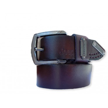 Jeeppvoir Synthetic leather men belt: Brown Color